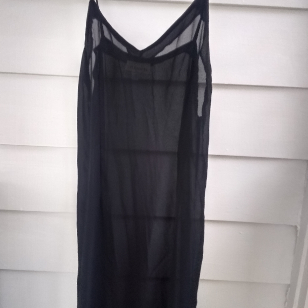 Vintage Maxi Sheer Blouse, XL-2 - Picture 8 of 14